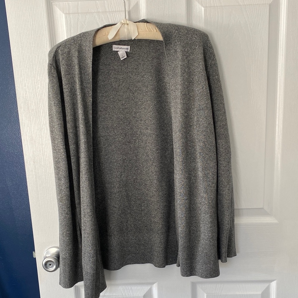 Croft & Barrow Charcoal Women's Cardigan